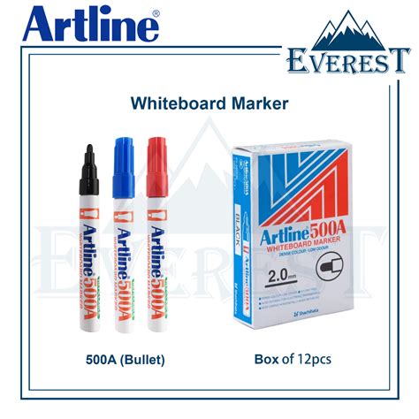 Eve Artline Whiteboard Marker Pen Artline 500a Artline 509a