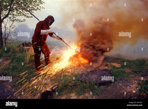 thermal lance england uk stock photo alamy