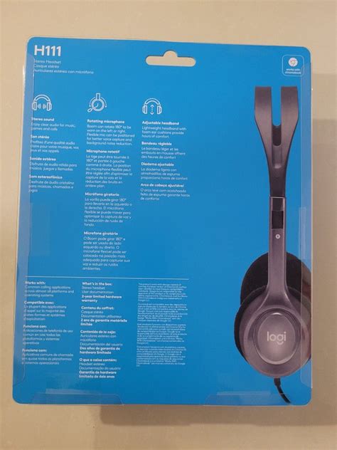 Logitech H111 Stereo Headset, Audio, Headphones & Headsets on Carousell