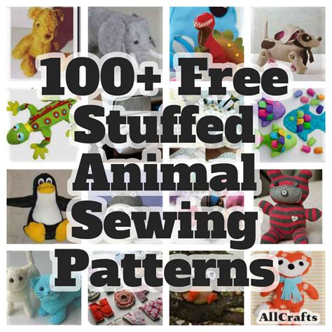 100 Free Stuffed Animal Sewing Patterns Allcrafts Free Crafts Update