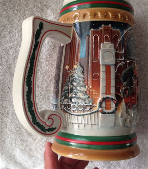 1997 BUDWEISER HOLIDAY STEIN HOME FOR THE HOLIDAYS ANHEUSER BUSCH