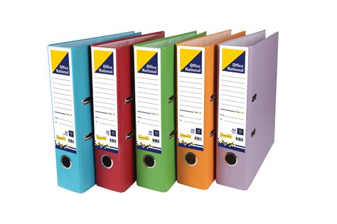 A4 Board Lever Arch Files 70mm Blue Office National