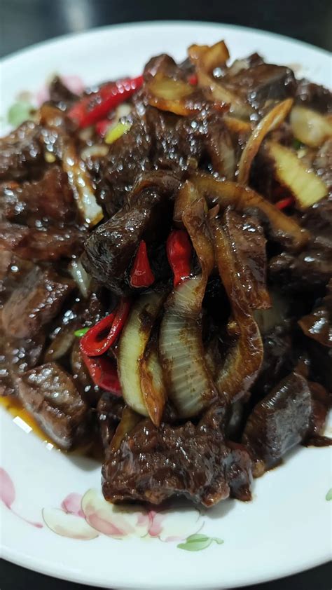 buat daging goreng basah berlengas  sedap