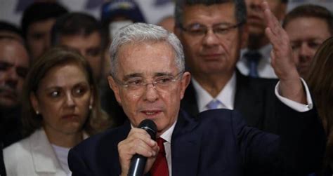 En imágenes Así fue el discurso de Álvaro Uribe luego de la indagatoria