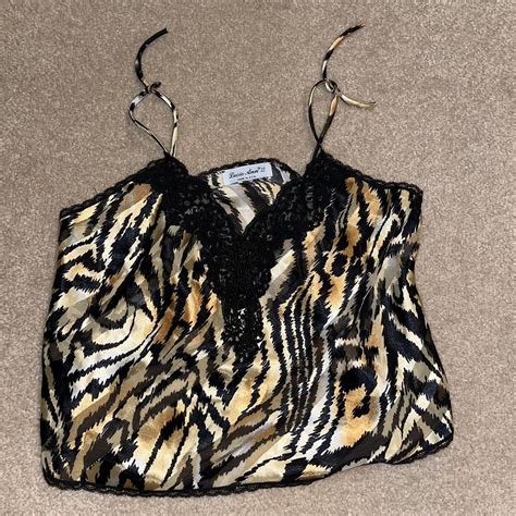 Beautiful Tiger Print Lingerie Top Partially Depop