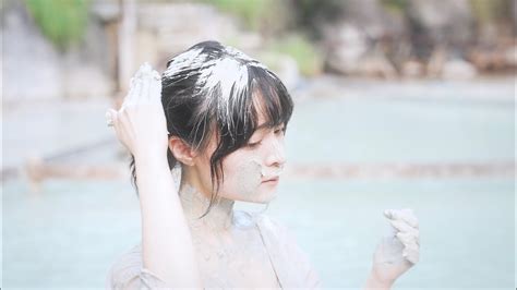 温泉世界一濃厚な泥湯に驚く貧困女子神回別府温泉の露天風呂 りんの田舎暮らし Japanese hot springs 入浴ルーティン 4K YouTube