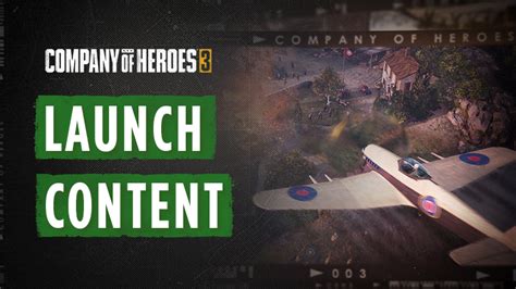 Company of Heroes 3 - CoH3 Launch Content & Beyond - Steam News