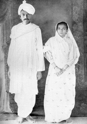 Mahatma Gandhi With His Parents