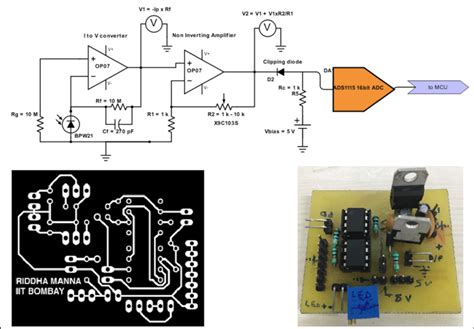 7 Full Circuit Of The Fluorometer Top Full Circuit Schematic Download Scientific Diagram