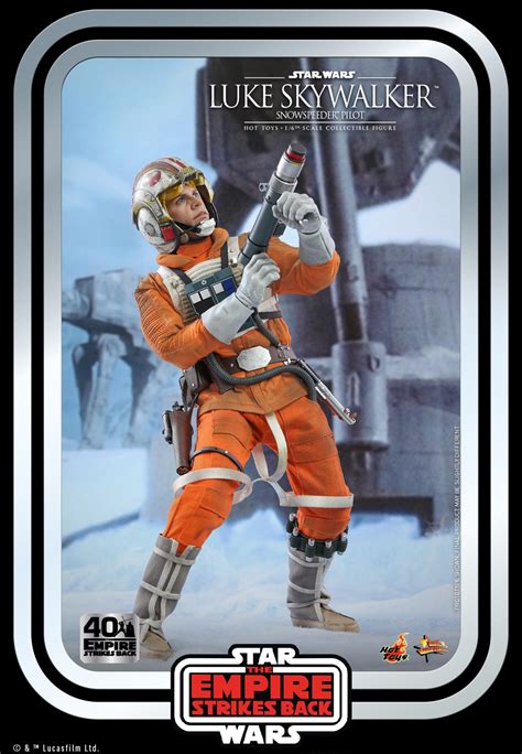 Star Wars The Empire Strikes Back Luke Skywalker Snowspeeder Pilot Figure By Hot Toys The