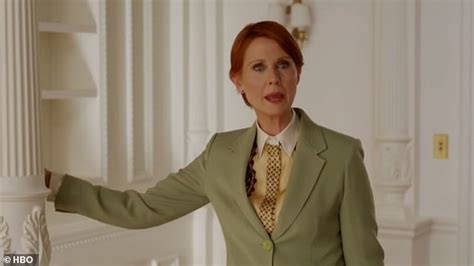 As Miranda Reprises Her Iconic Sex And The City Suited Look In And Just Like That A Look At