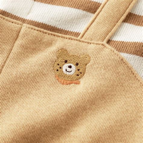 HOT BISCUITS ミキハウス 出産祝い 内祝い カバーオールローカットソックスセットBOX付き ベージュ マルチカラー cm