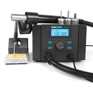 Quick D In Soldering Iron Hot Air Gun Lead Free Smart Digital Display Rework Station