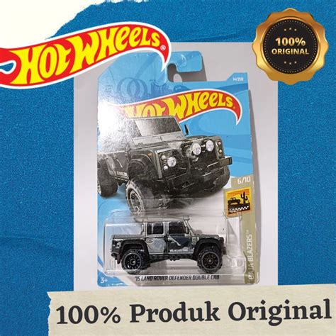 Jual Hot Wheels 15 Land Rover Defender Double Cab Abu Shopee Indonesia