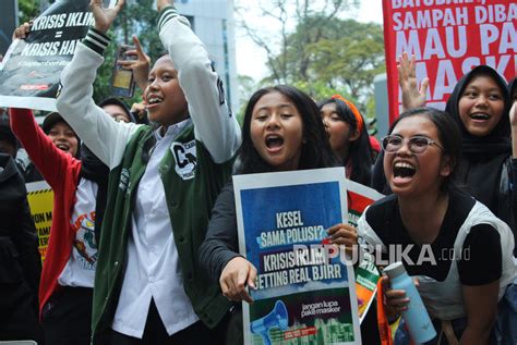 Aksi Global Climate Strike 2023 Di Taman Cikapayang Republika Online