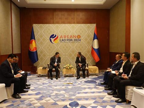 The Asean Secretary General Attends The Foreign Ministers Meeting In