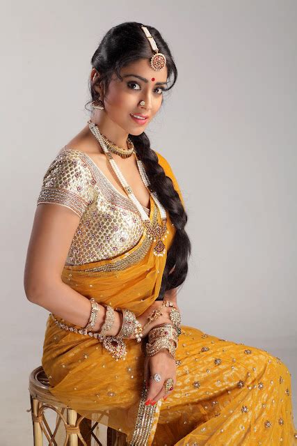 Way Actress In Shriya In Sexy Saree Hot Looks Photo Gallery