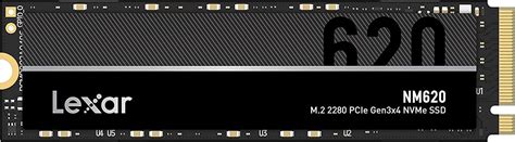 Lexar NM620 256GB SSD, M.2 2280 PCIe Gen3x4 NVMe 1.4 Internal SSD, Up ...