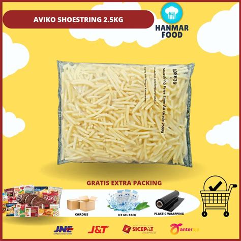 Jual Kentang Goreng French Fries Aviko Shoestring Polos 2 5 Kg Shopee