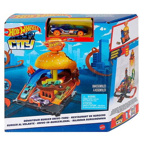 Hot Wheels Pista City Drive Thru Dor Mi Brinquedos
