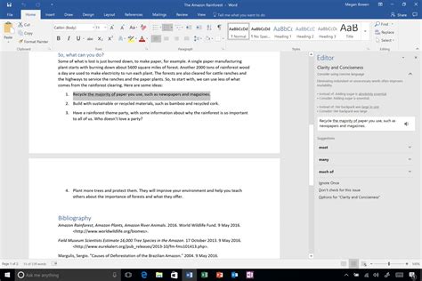 Microsoft Words New Editor Pane Helps Bad Writers Write Good Windows