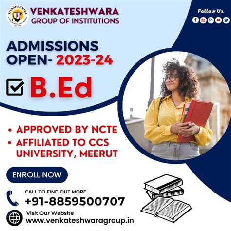 Up B Ed Counselling 2023 Registration And Counselling Fee Venkateshwara Group Of Institution