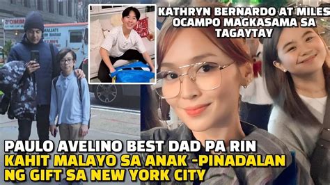 Paulo Avelino Best Dad Pinadalan Ng Gift Ang Anak Sa New York Kathryn