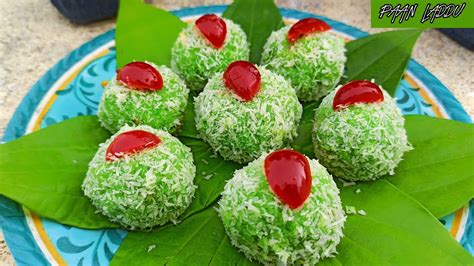 Paan Laddu Recipe In Tamil Paan Coconut Ladoo Cooking Without Fire 500 Subscribers Special