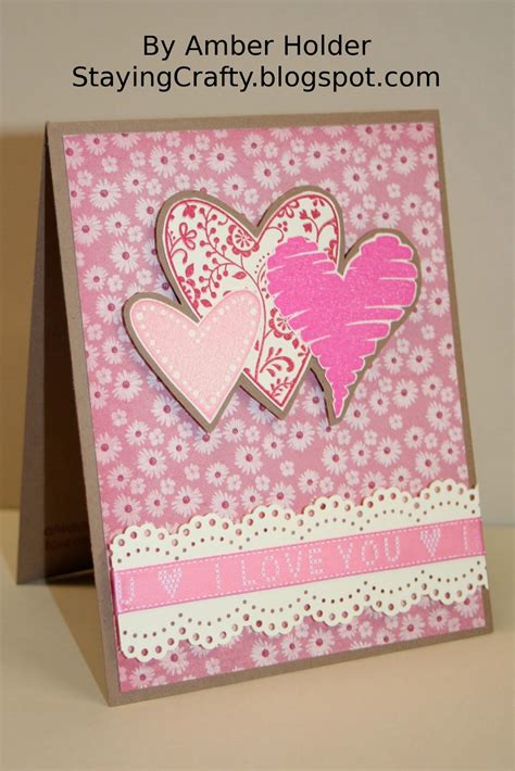 Staying Crafty: Feminine Valentine Card