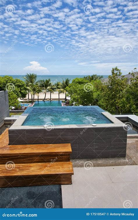 luxury jacuzzi  stock image image  lifestyle pool