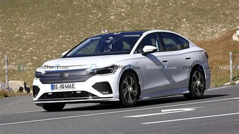 Volkswagen Aero B Electric Sedan Spied With Fake Jetta Cues Car In My