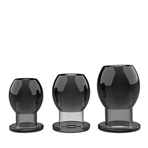 Plug Anal Tipo Túnel em Formato de Bulbo 3 Tamanhos