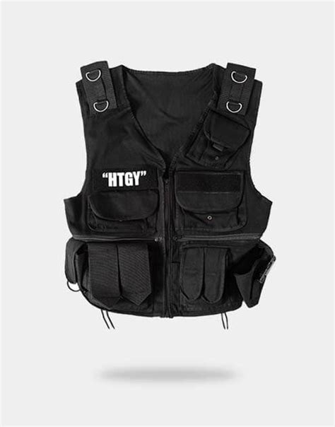 Black Tactical Vest | URBXN.1 Techwear