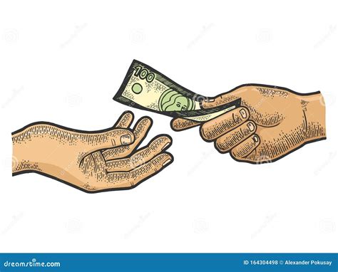 Cartoon Hands Giving Receiving Money Stock Illustrations 25 Cartoon Images