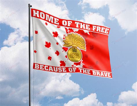 The Canadian Grenadier Guards Flag Fl14 Ironclad Shield