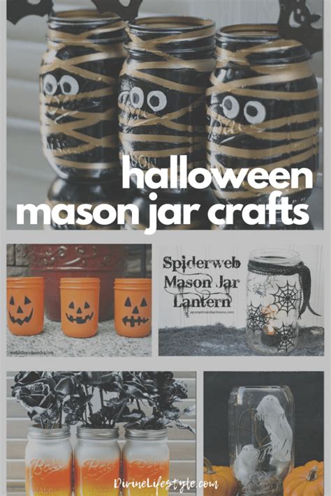 Halloween Mason Jar Crafts DIY Tutorial Divine Lifestyle