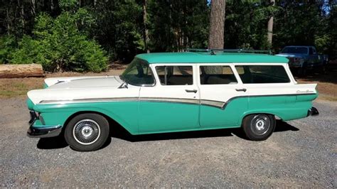 1957 Ford Country Sedan 4 Door Station Wagon 292 V8 3 Speed