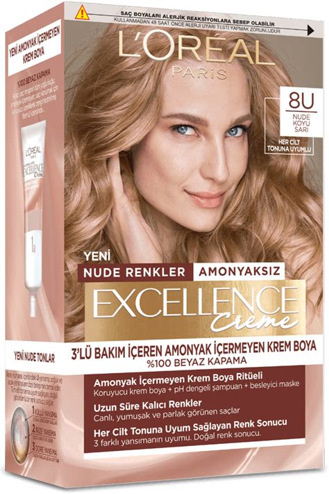 Excellence Creme Nude Renkler U Nude Koyu Sar L Or Al Paris