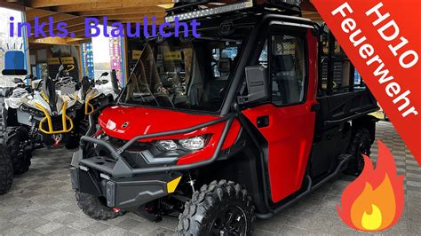 FEUERWEHR Can Am Traxter Pro XU HD10 2023 mit Großem Umbau LINQ