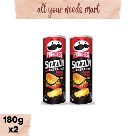 Pringles Sizzl N Extra Hot Cheese And Chilli G X Lazada PH