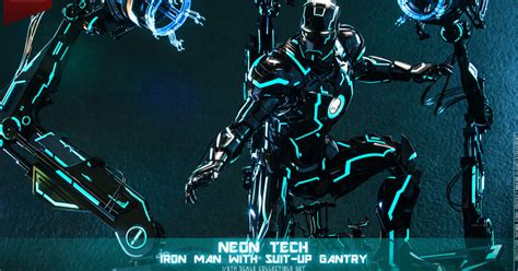 Iron Man Enters The Grid With Hot Toys Newest Suit Up Gantry Set
