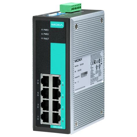 EDS-G308 : IN STOCK : Unmanaged Industrial Ethernet Switch · Buy online ...