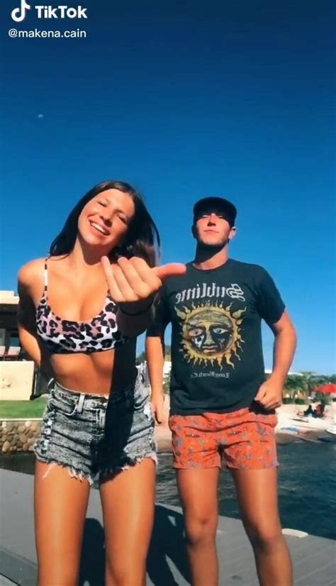 Hottie Makena Cain In Leopard Bikini Top At The Beach Sexyfilter