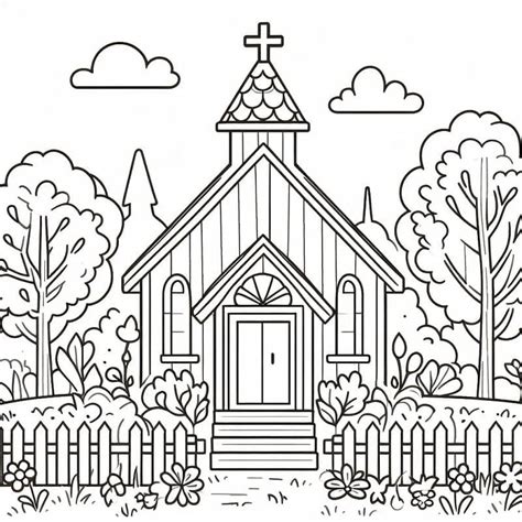Gereja Gratis Dapat Dicetak