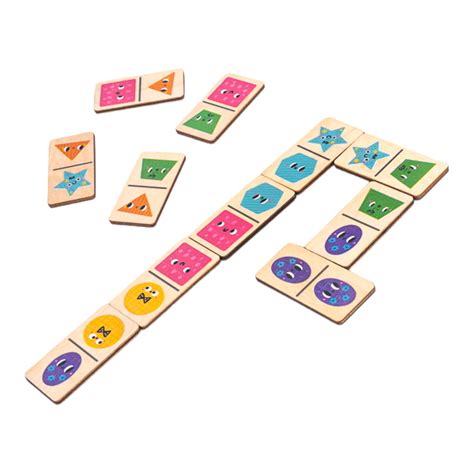 Детское деревянное домино Фигуры (28 фишек) — купить в интернет ...