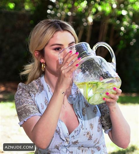 Selena Gomez Sexy Poses Showing Off Her Hot Cleavage In A Social Media Photoshoot Aznude