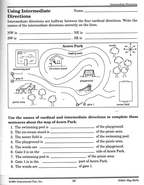 Following Directions Worksheet Third Grade