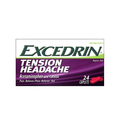 Excedrin Tension Headache Pain Reliever Caplets Hy Vee Aisles Online