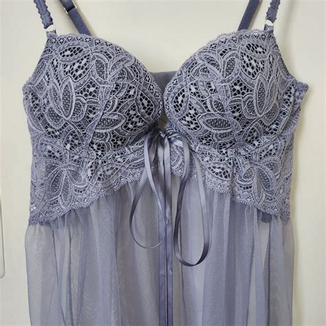 Victoria S Secret Lavender Laced Sheer Sexy Lingerie Gem
