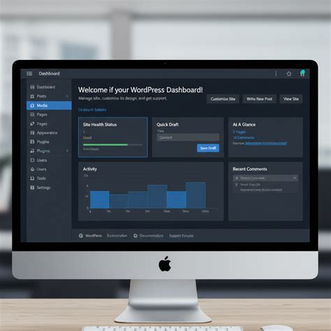 wordpress dashboard template wordpress hintscom